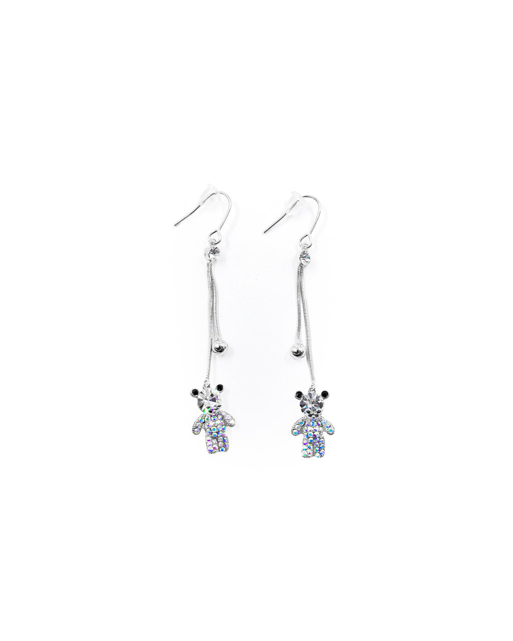 Aretes Largos Ansheli Plateados M22 Oro Laminado