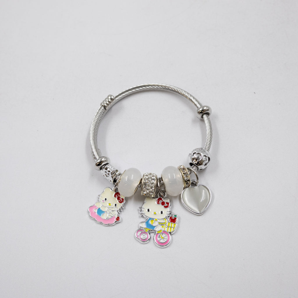 Pulsera tipo Pandora Plateados M2 Oro Laminado