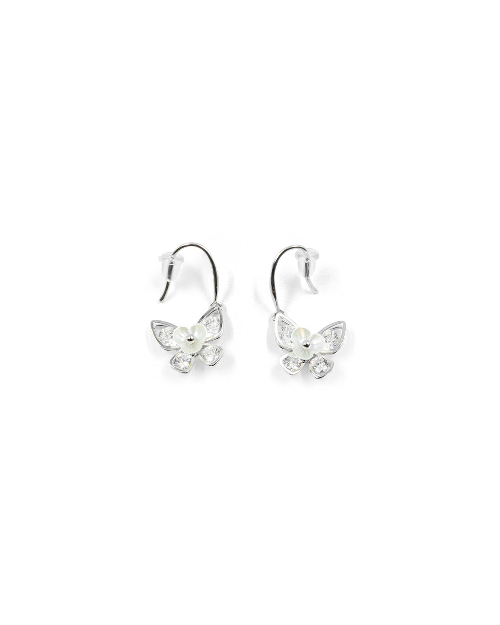 Aretes Largos Ansheli Plateados M20 Oro Laminado