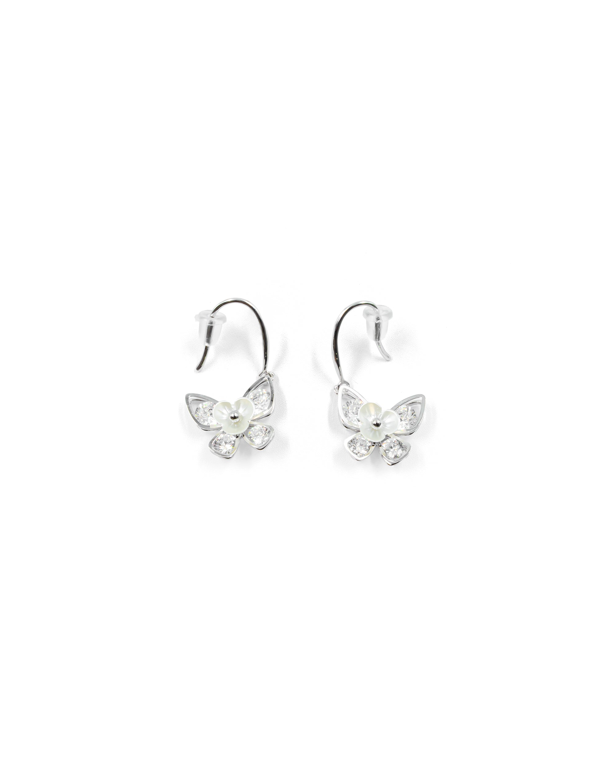 Aretes Largos Ansheli Plateados M20 Oro Laminado
