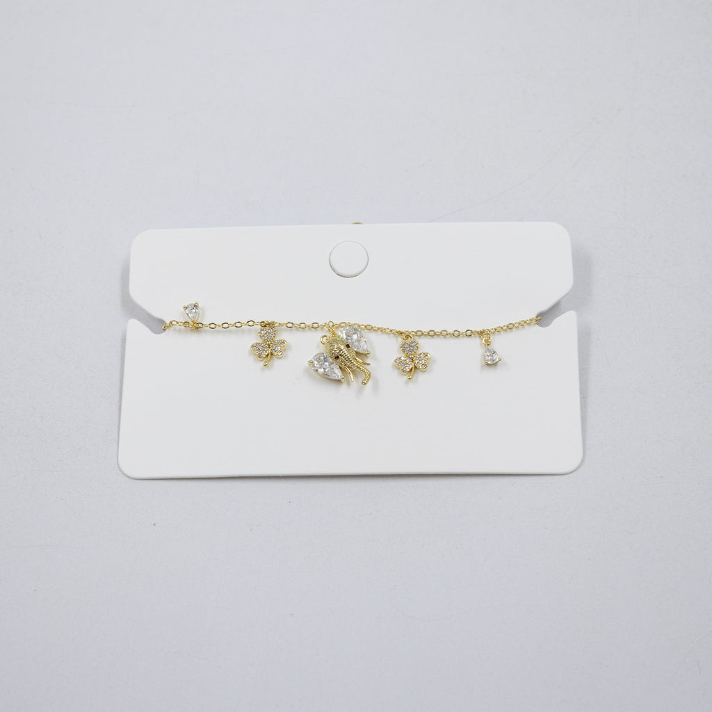 Pulsera Dorada Ansheli 33 Oro Laminado