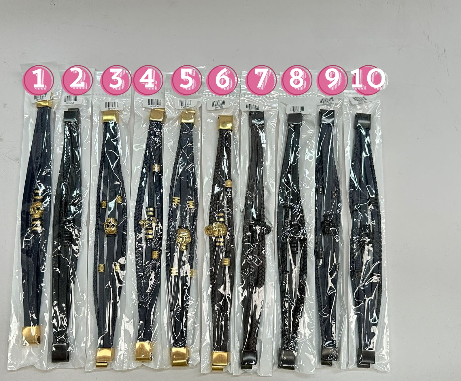 Pulsera Cuero M1 Acero Inoxidable