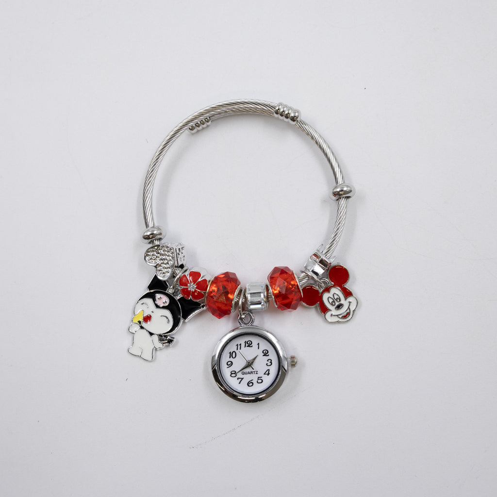 Pulsera tipo Pandora Plateadas M14 Oro Laminado
