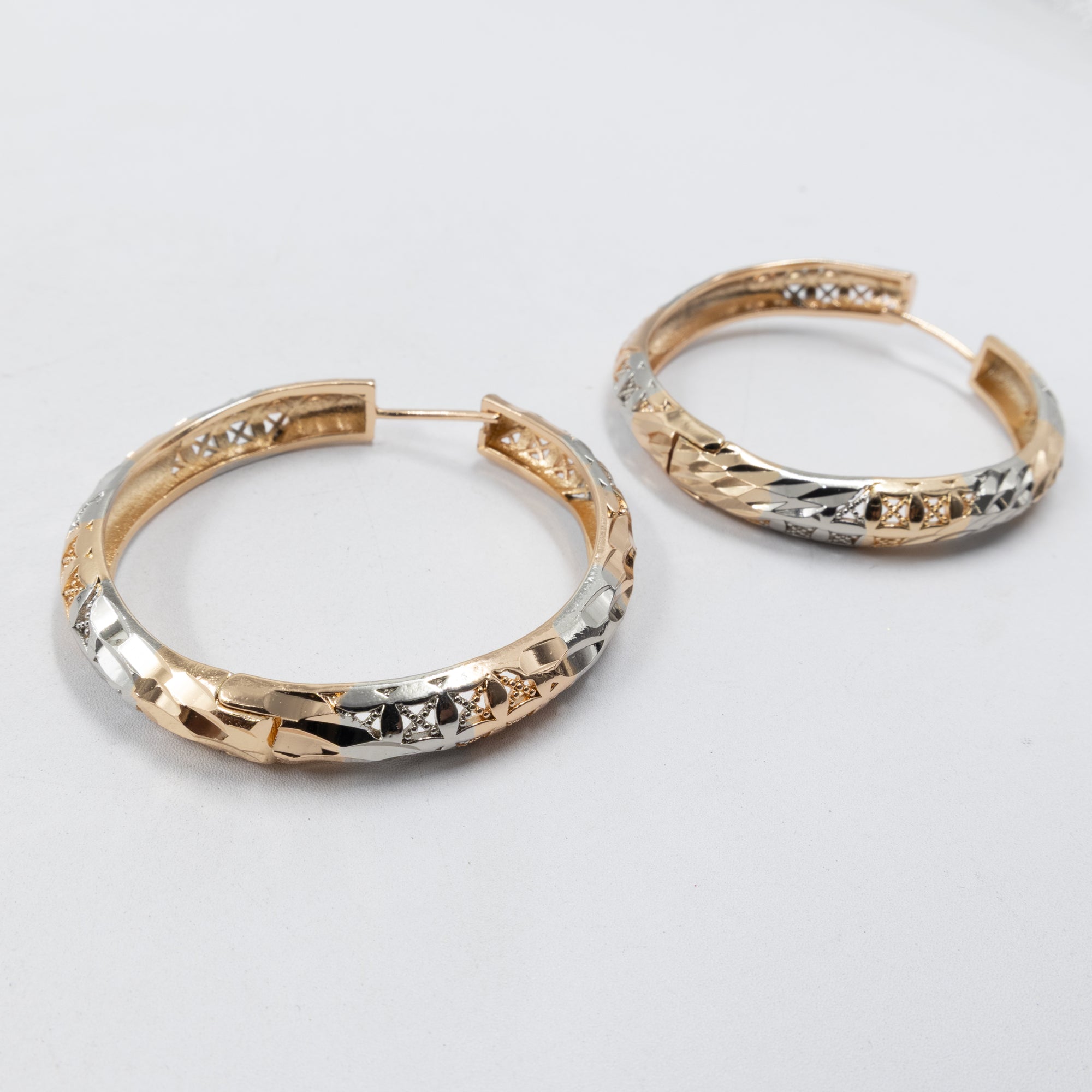 Aretes color Oro Florentino M1 Oro Laminado
