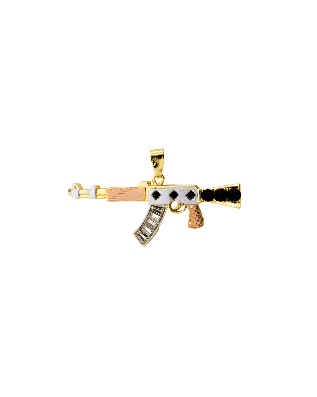 Dije de AK 47 M109 - Oro Laminado