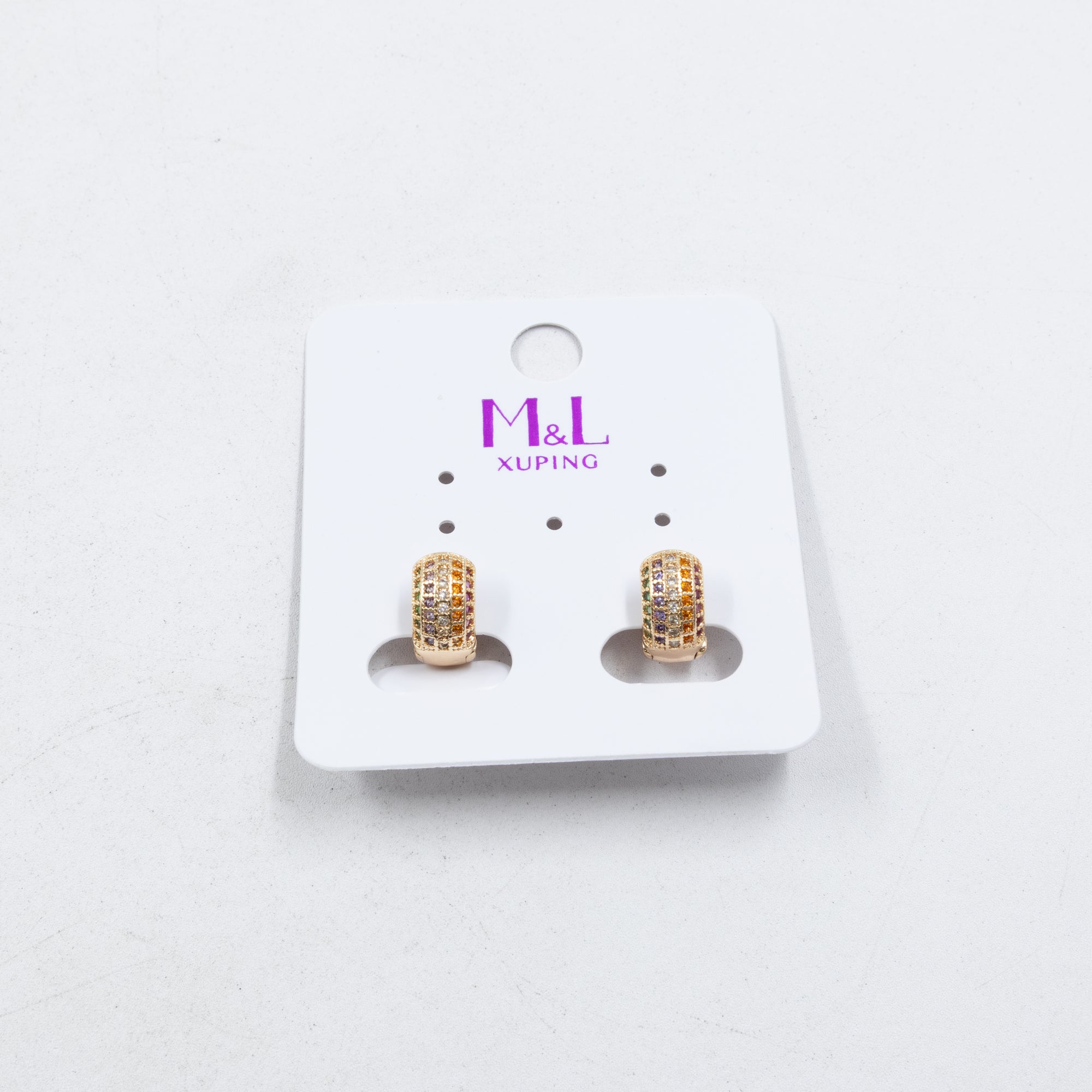 Aretes Xuping Dorados M6 Oro Laminado