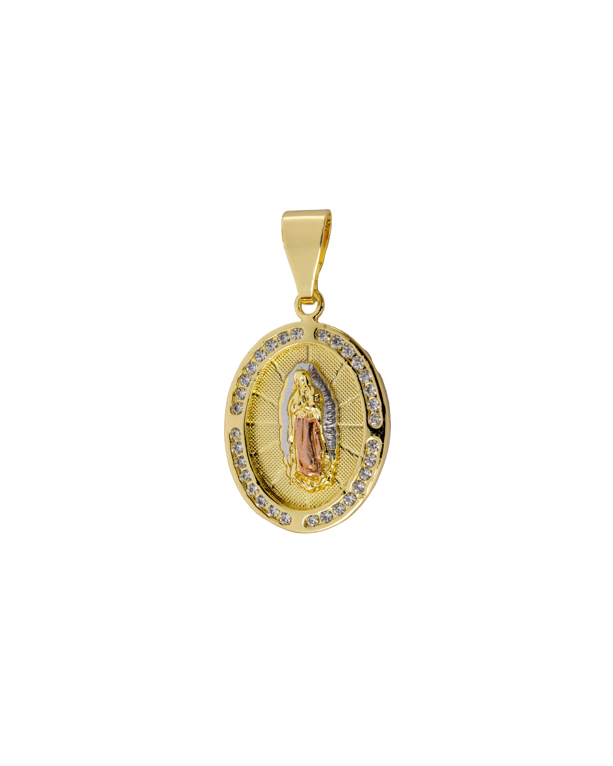 Dije de la Virgen de Guadalupe M88 - Oro Laminado