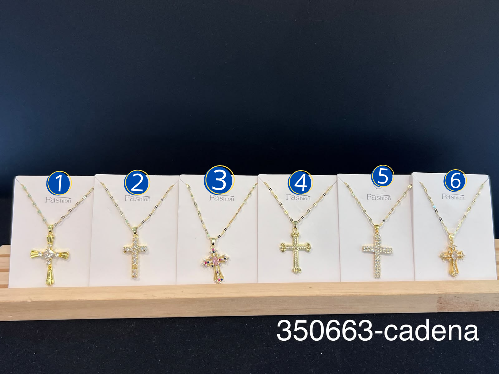 [13/AGOSTO/26] Collares Dorados con Dije M1 Oro Laminado