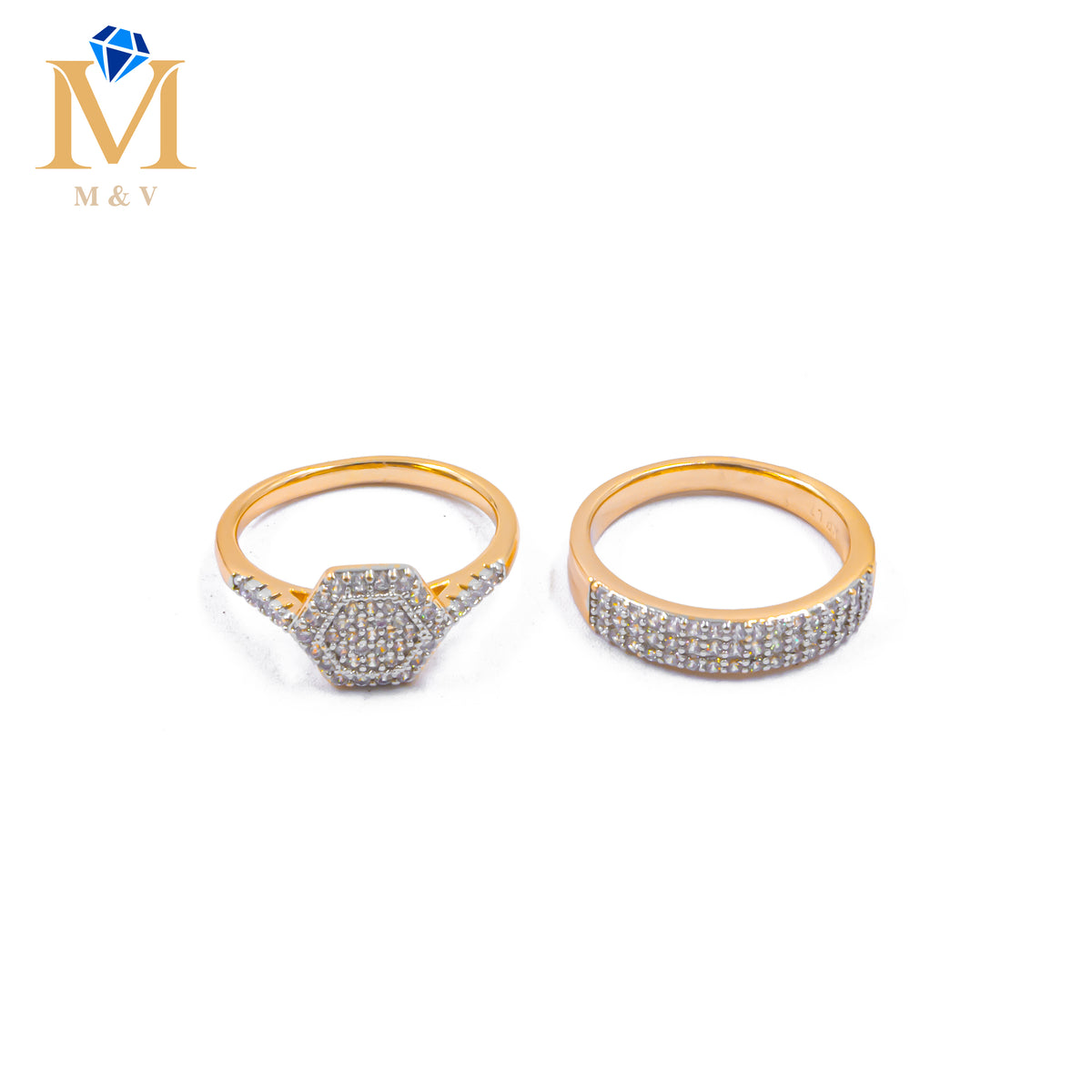 [12/SEPTIEMBRE/26] Anillo doble XUPING Oro Rosado M8 Oro Laminado