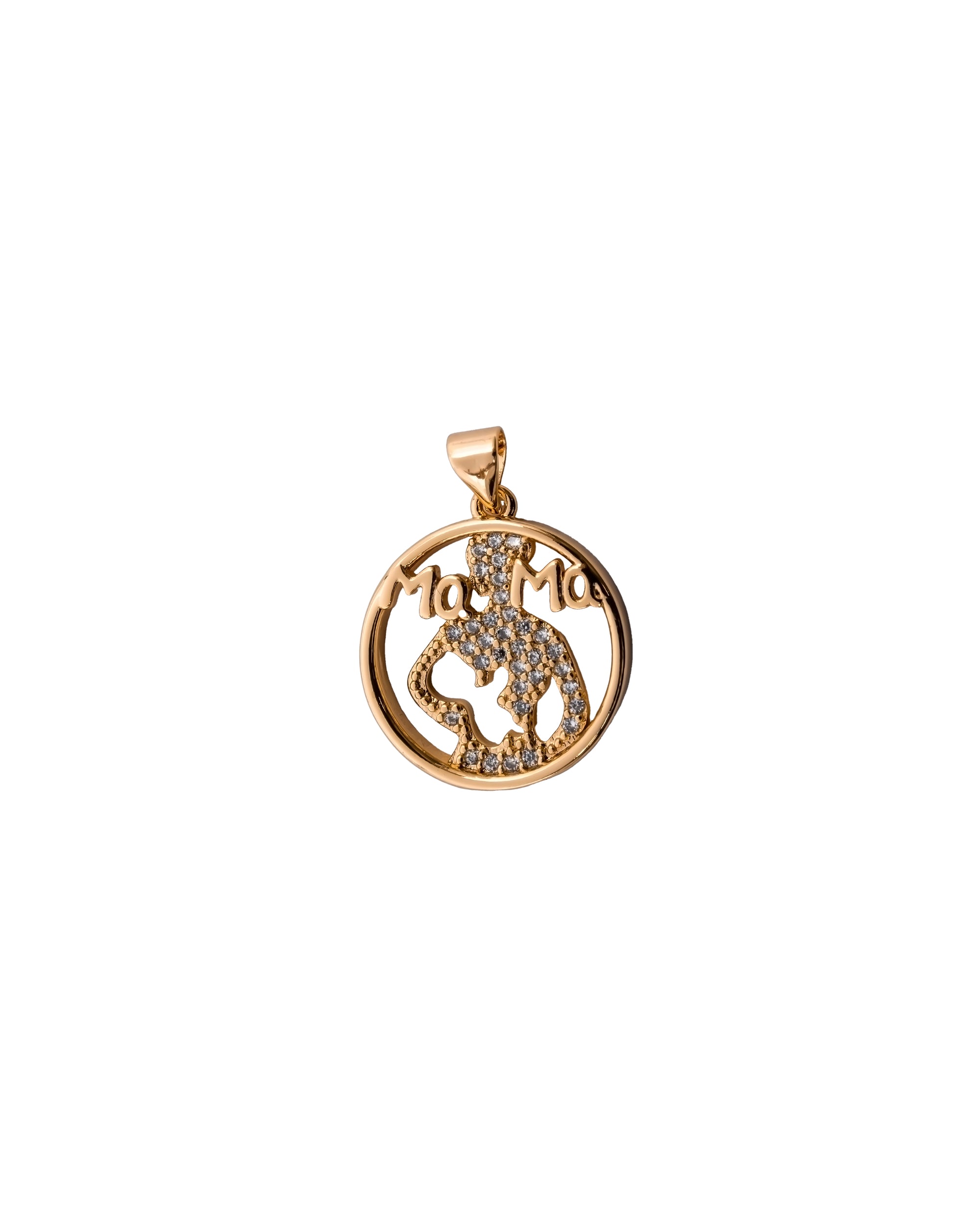 Dije de Mamá M181 - Oro laminado
