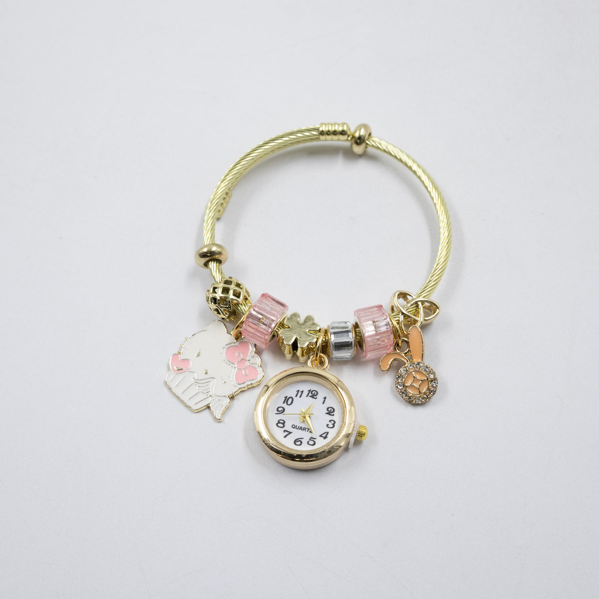 Pulsera tipo Pandora Dorados M21 Oro Laminado