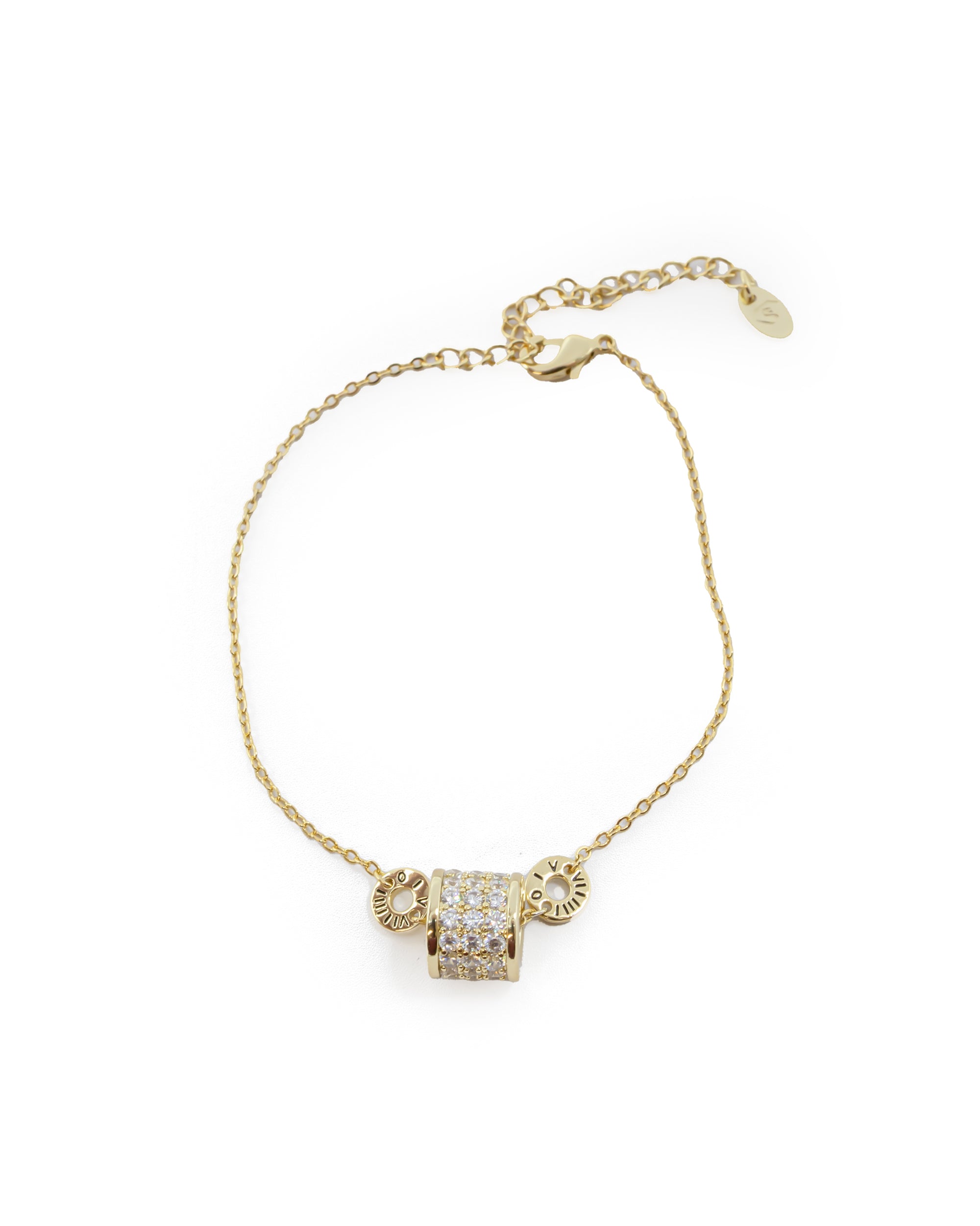 Pulsera Dorada Ansheli M13 - Oro Laminado