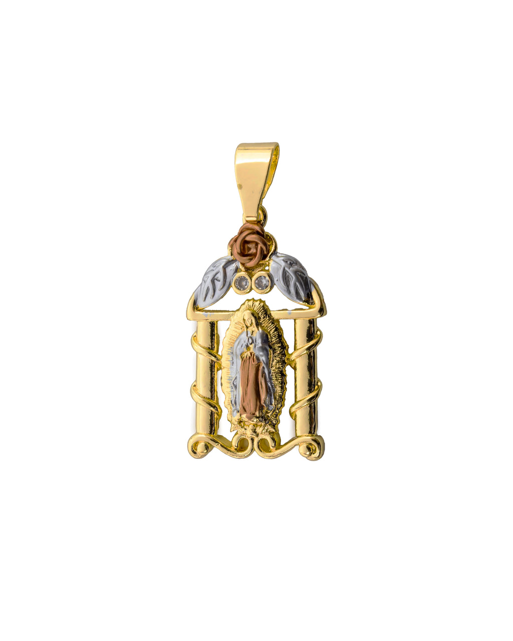 Dije de la virgen de guadalupe M176 - Oro laminado