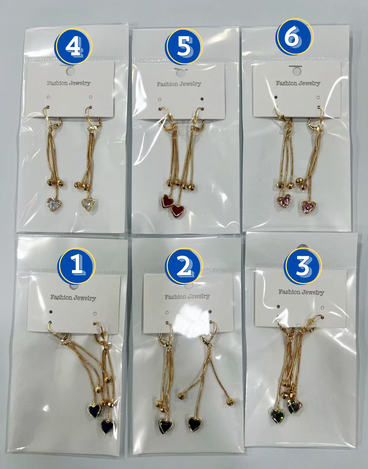 Arete Aro Largo M1 Oro Laminado