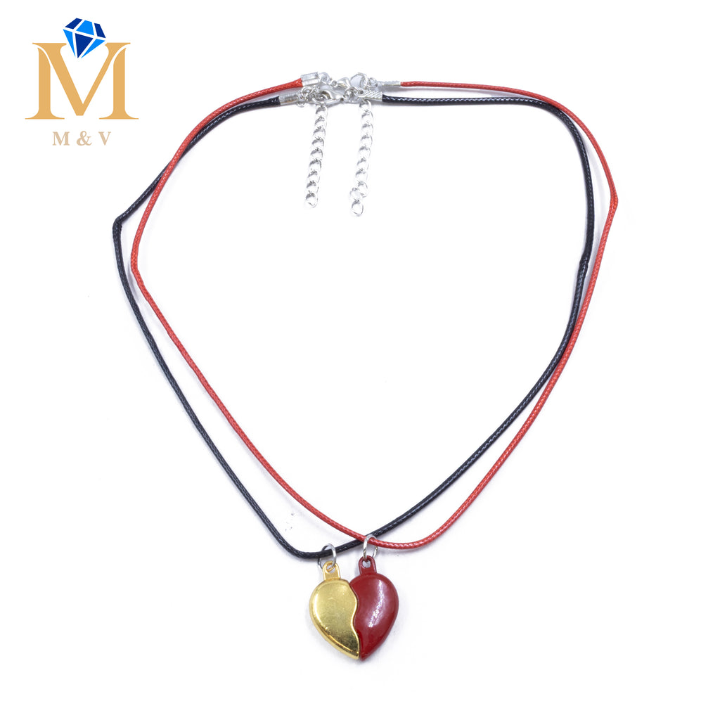 Collares en Pareja de corazón M10 Acero Inoxidable