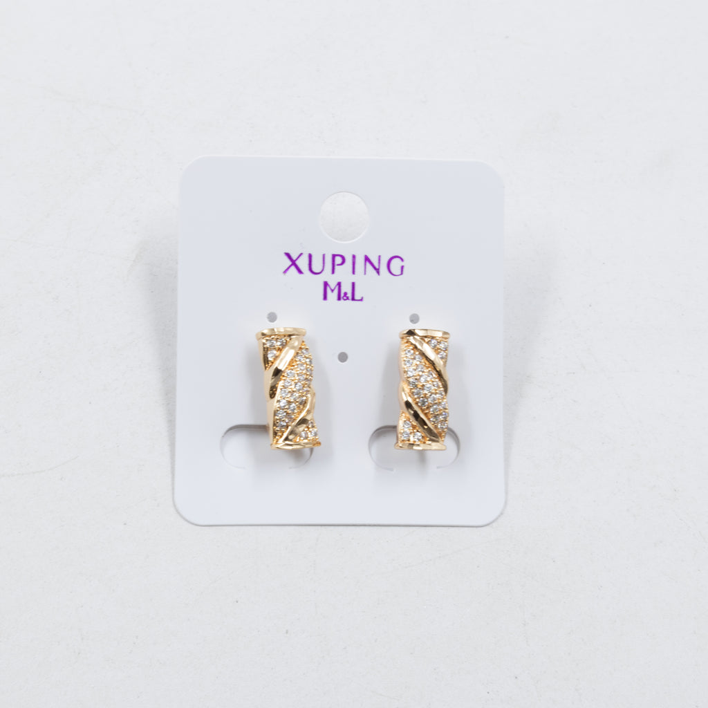Aretes Xuping Dorados M9 Oro Laminado