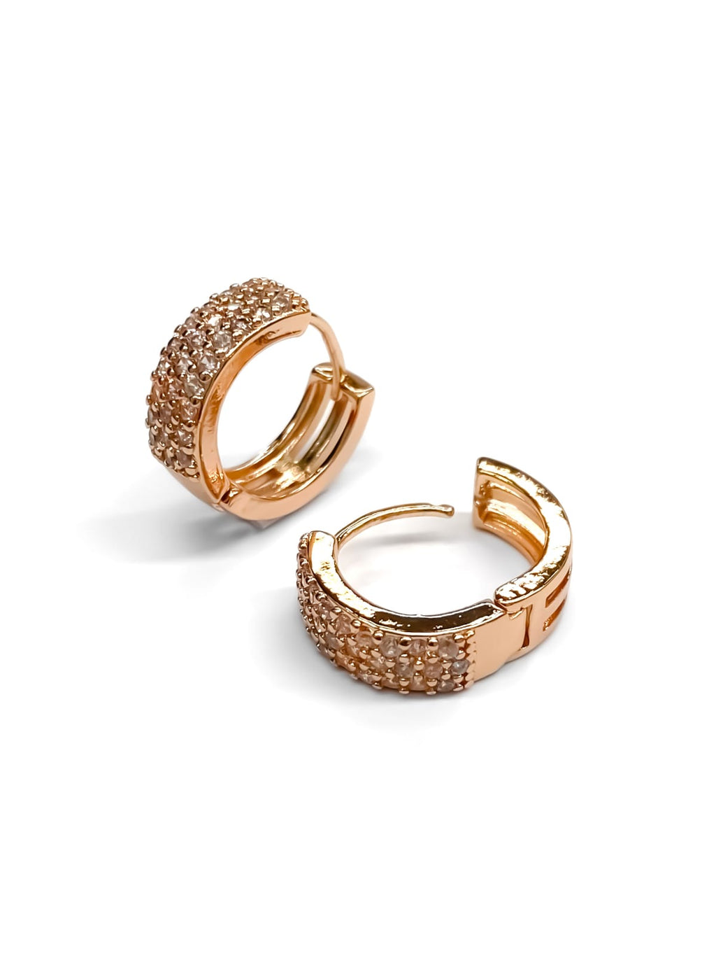 ARETES HUGGIES M12 - ORO LAMINADO