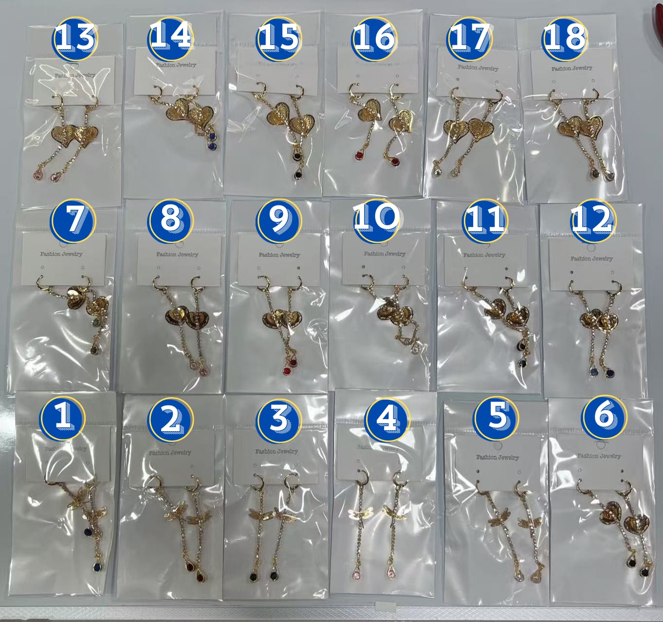 Arete Largo Aro Dorado M1 Oro Laminado