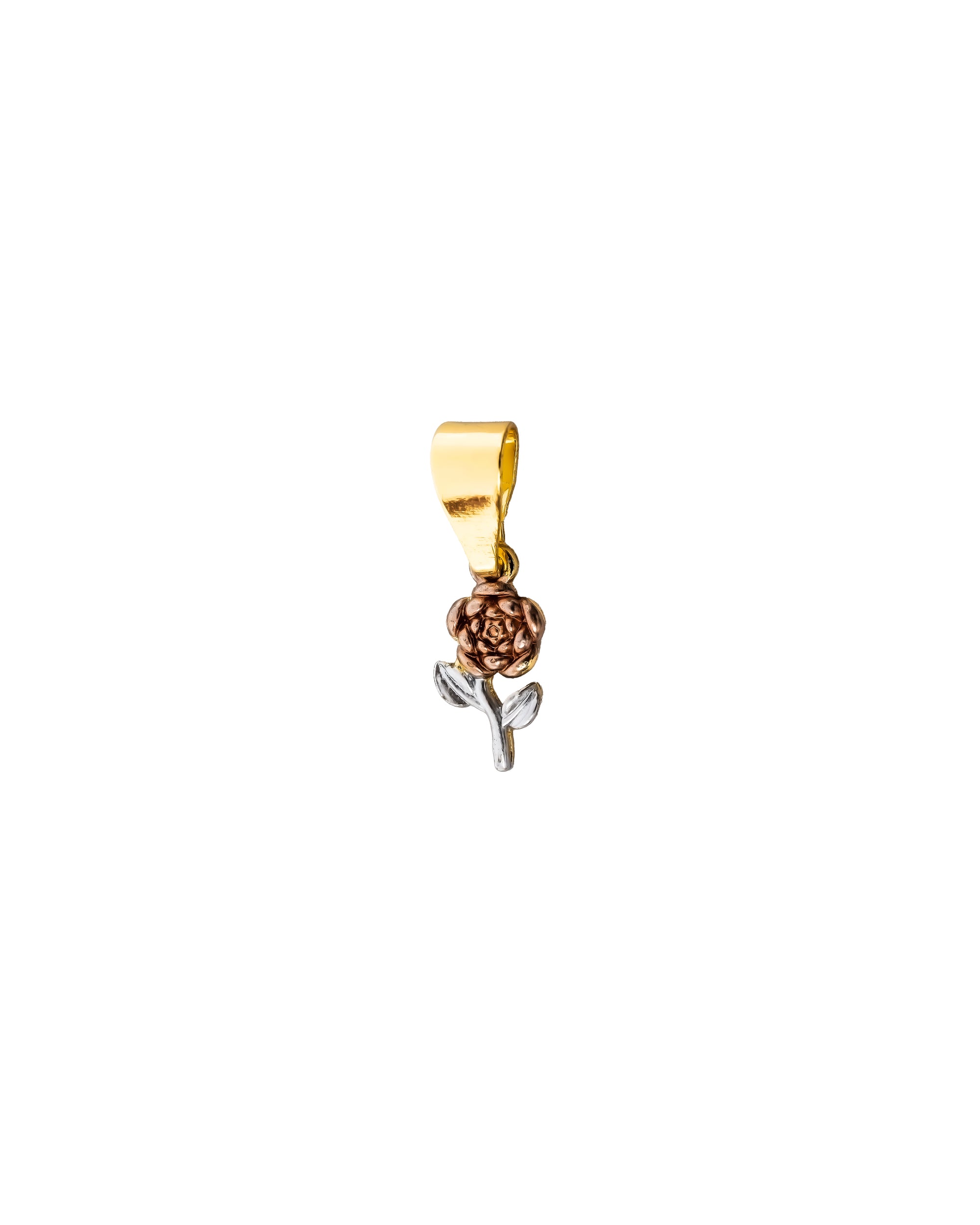 Dije de Rosa M3 - Oro Laminado