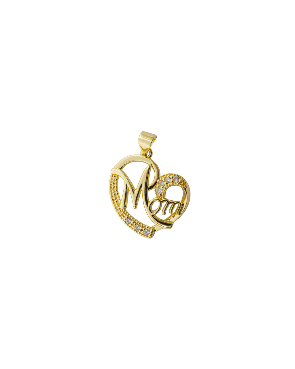 Dije de corazon M175 - Oro laminado