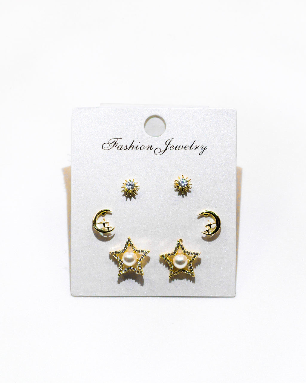 Set Aretes X3 - M18 Oro Laminado