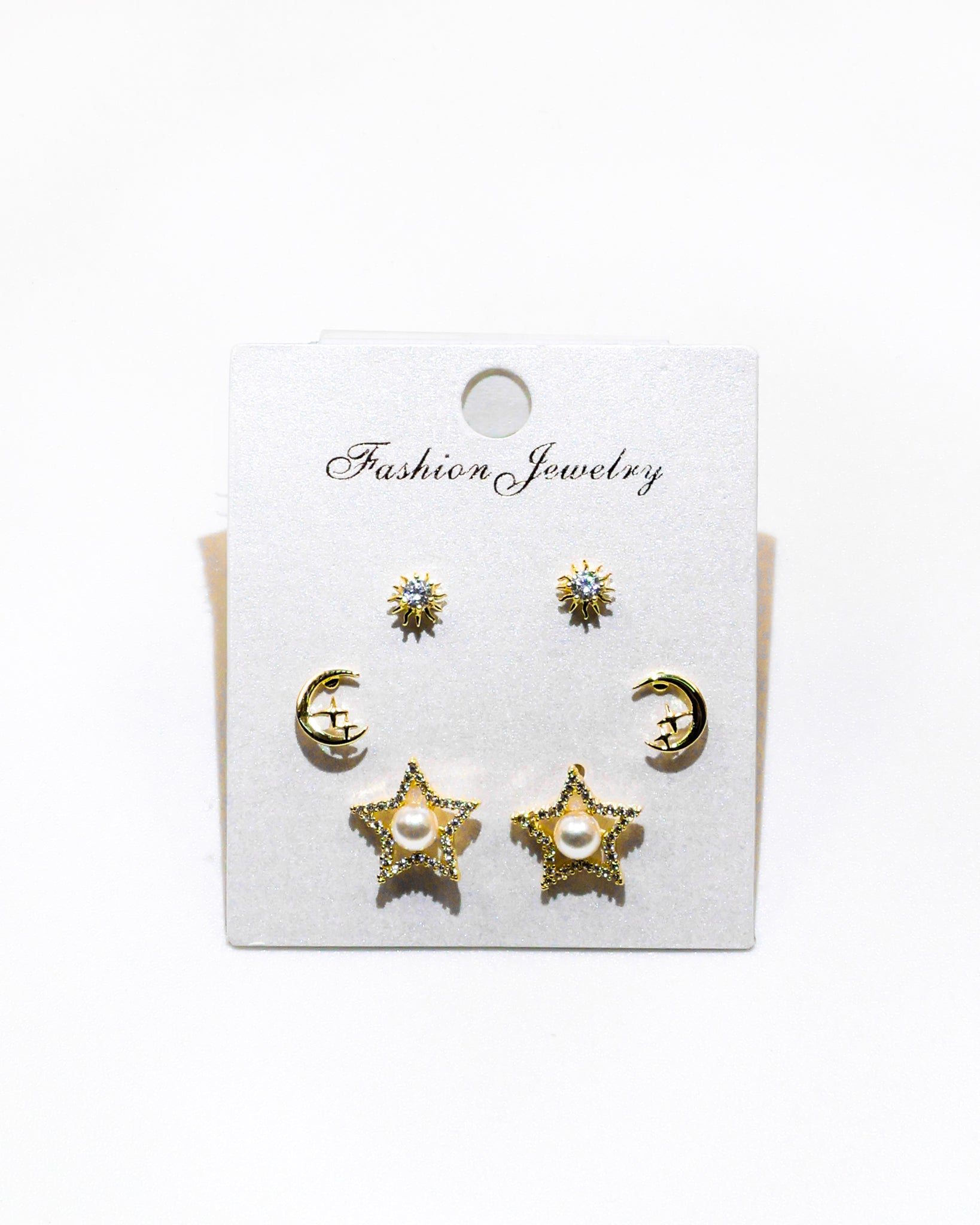 Set Aretes X3 - M18 Oro Laminado