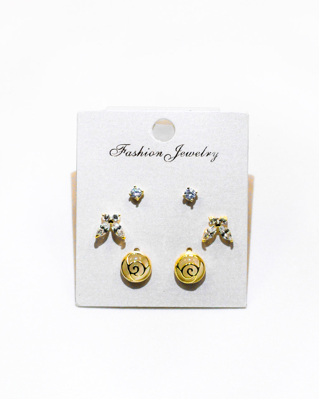 Set Aretes X3 - M3 Oro Laminado