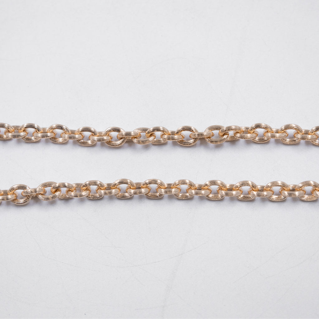 Cadenas Xuping Oro Rosado M4 Oro Laminado