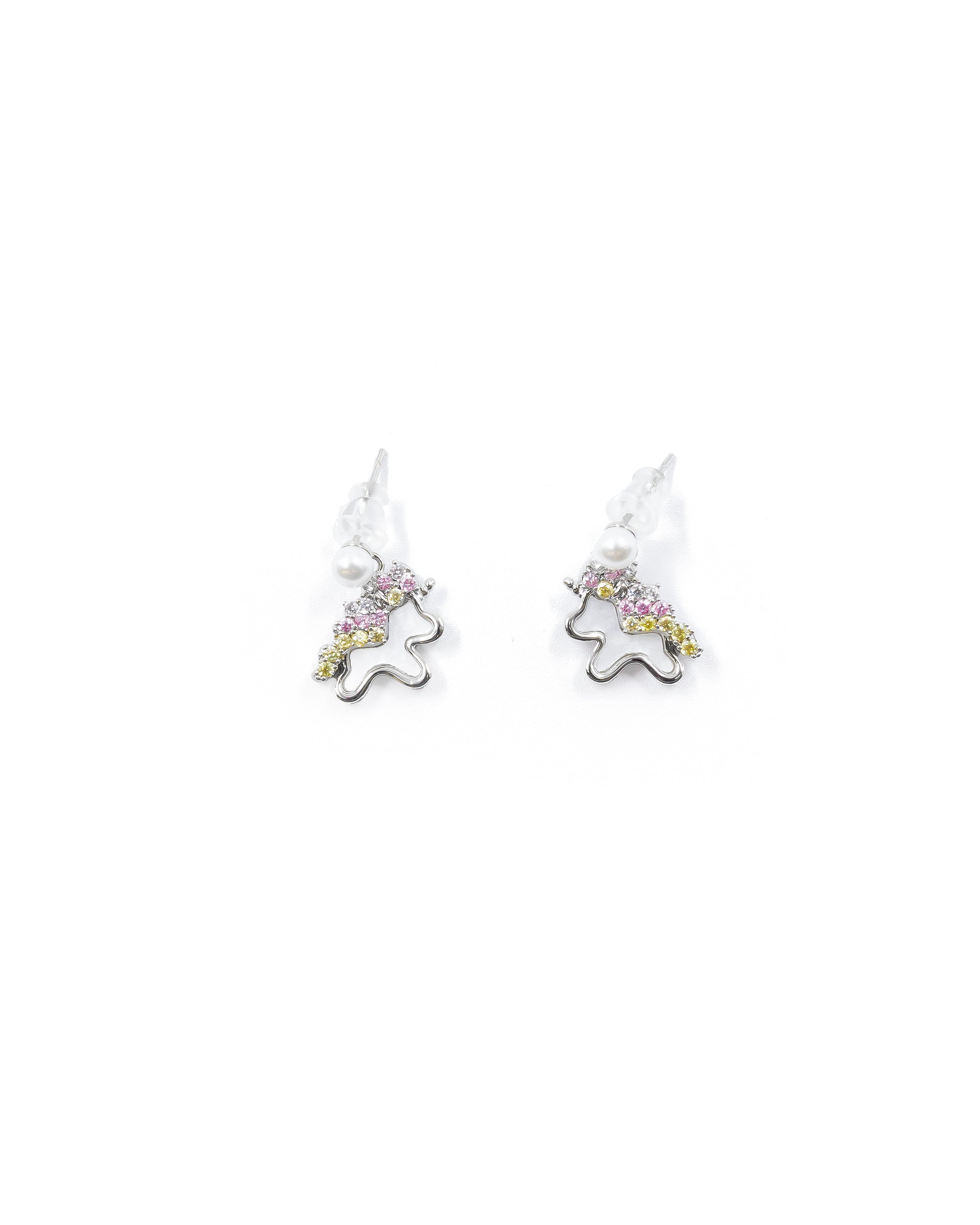 Aretes Largos Ansheli Plateados M15 Oro Laminado