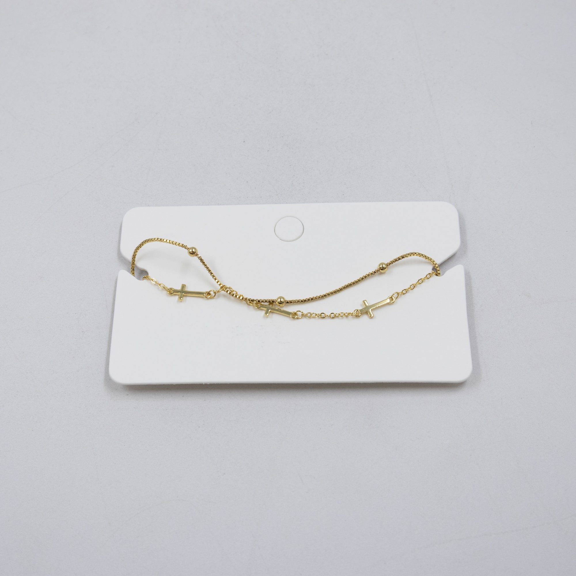 Pulsera Dorada Ansheli M8 Oro Laminado