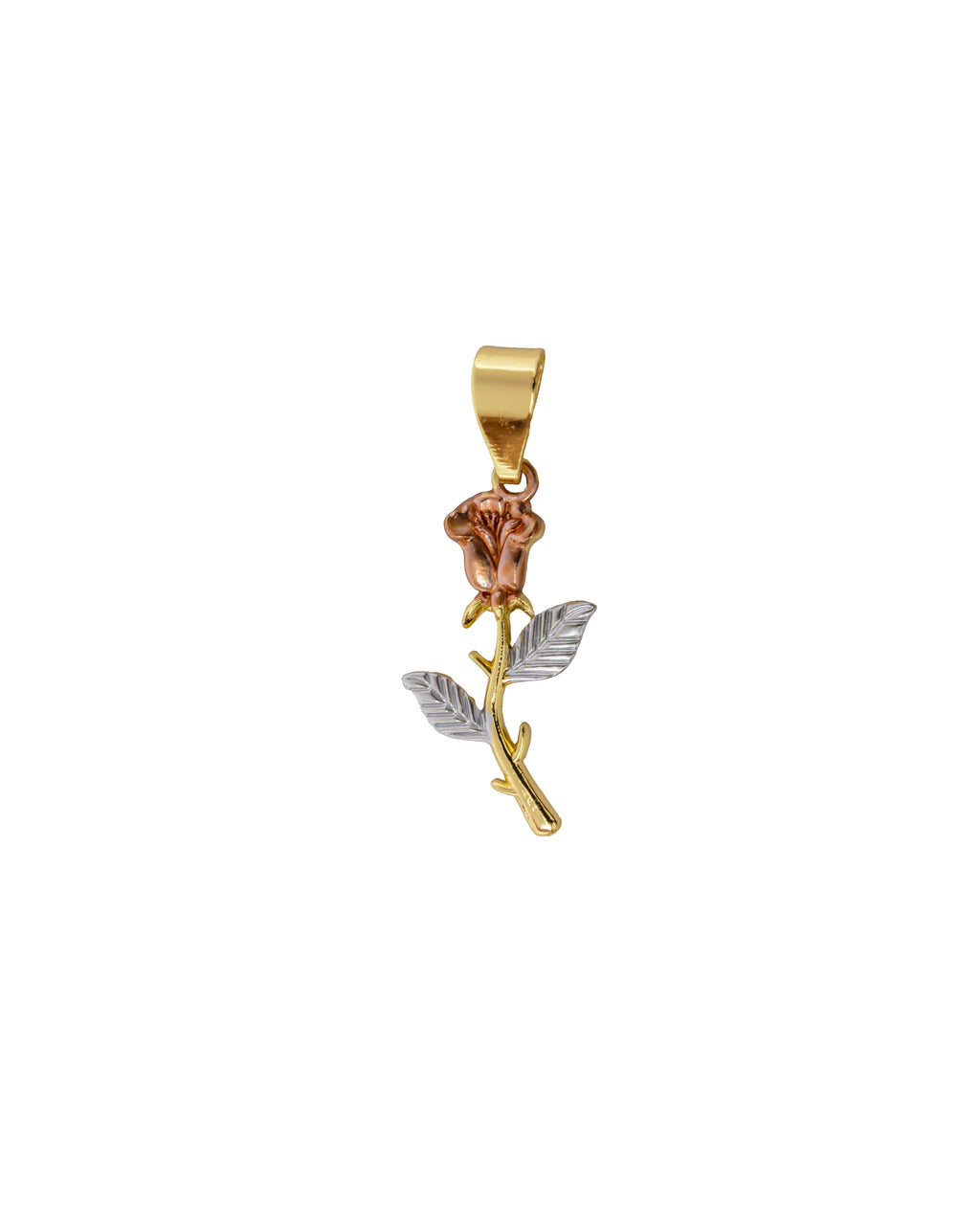 Dije de Rosa M35 - Oro Laminado