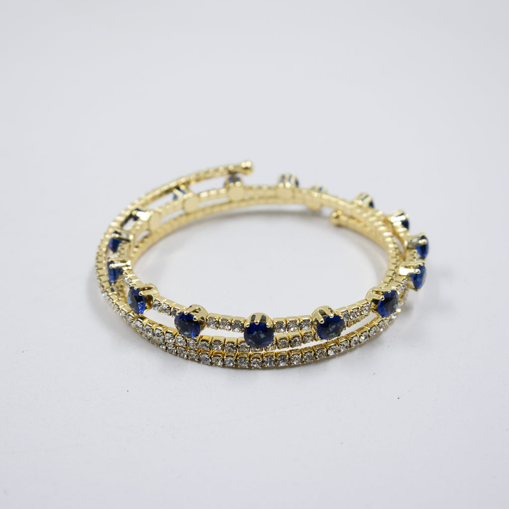 Pulseras Doradas con Piedras M7 Oro Laminado