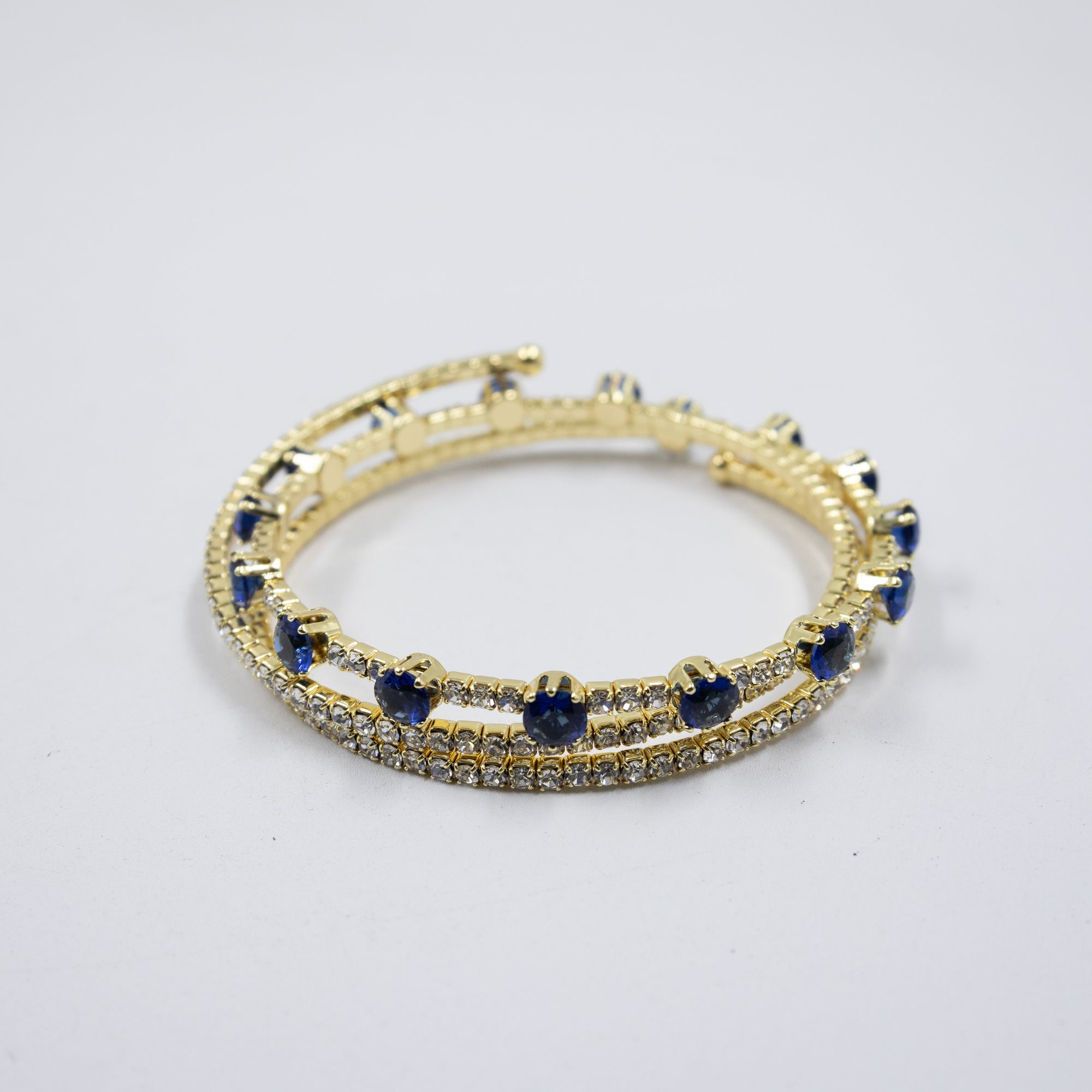 Pulseras Doradas con Piedras M7 Oro Laminado