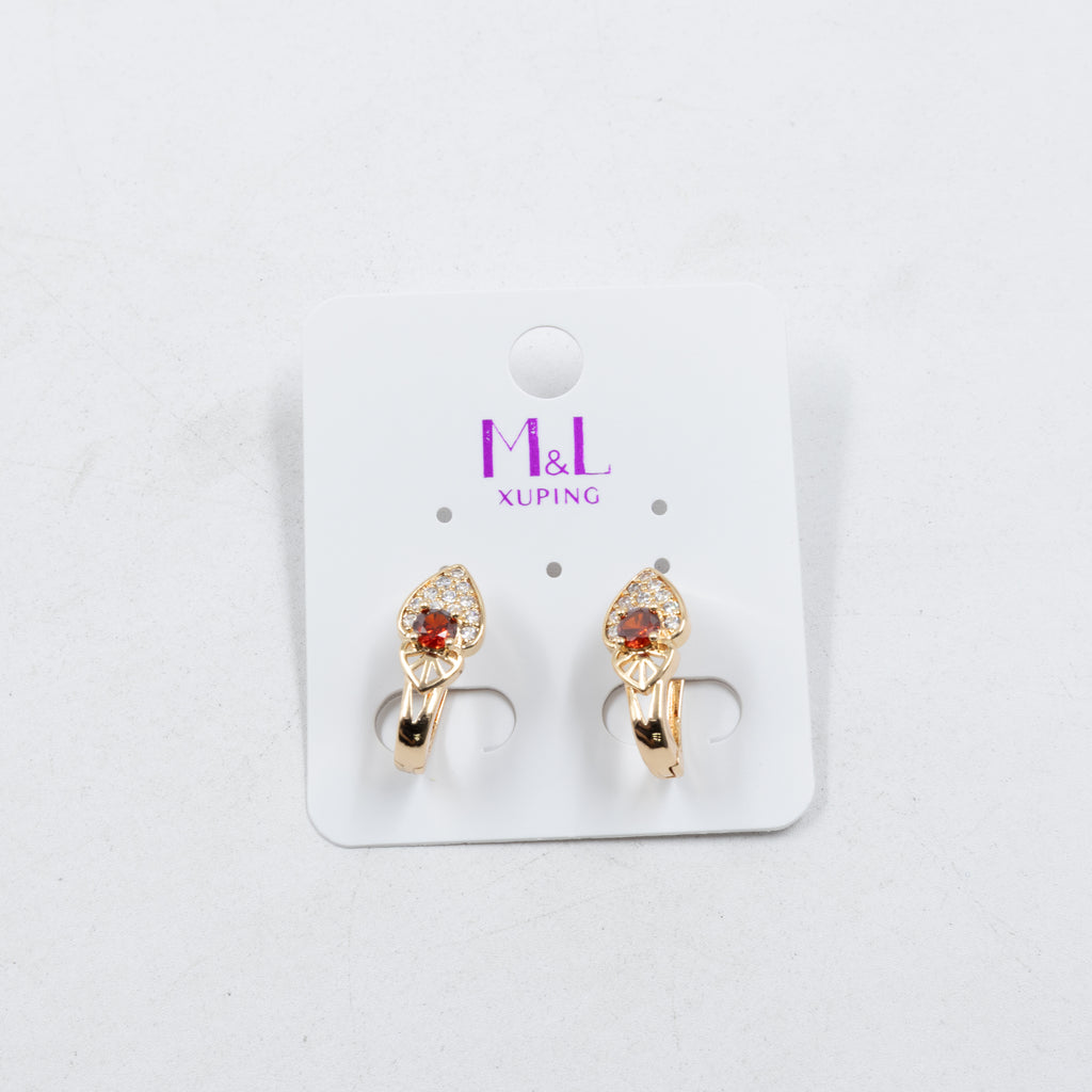 Aretes Xuping Dorados M13 Oro Laminado