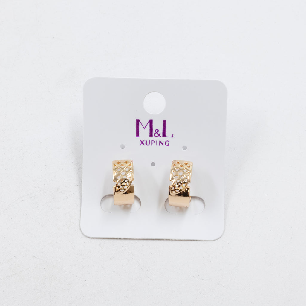 Aretes Xuping Dorados M1 Oro Laminado
