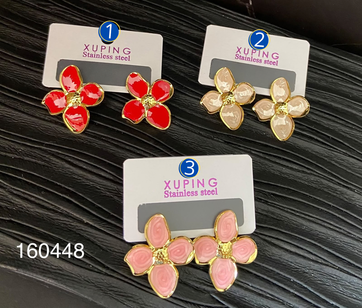 [03/OCTUBRE/26] Aretes Dorados Diferentes Diseños M35 Acero Inoxidable