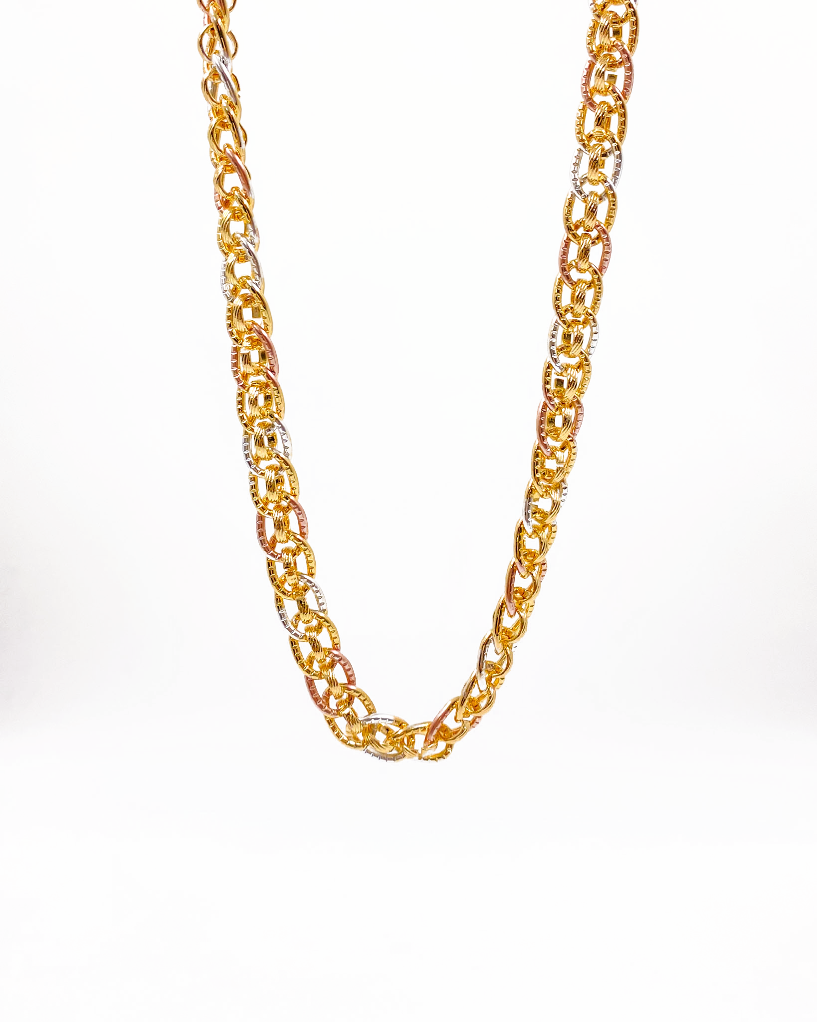 Cadena de eslabones - M23 Oro Laminado