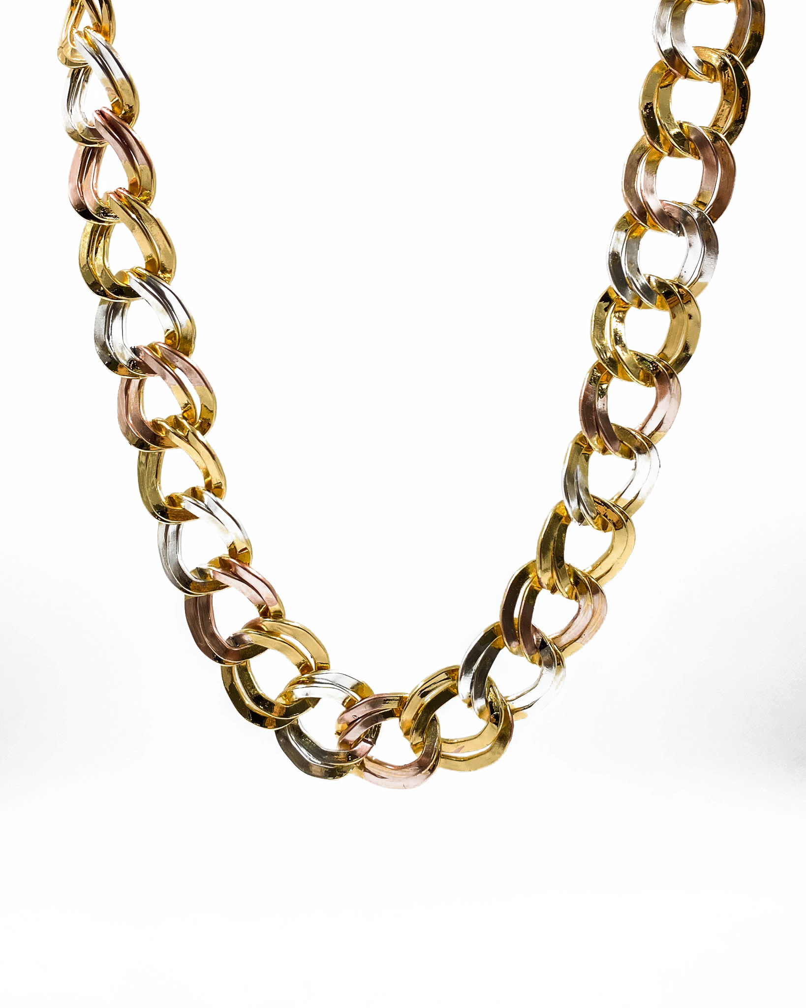 Cadena de eslabones - M24 Oro Laminado