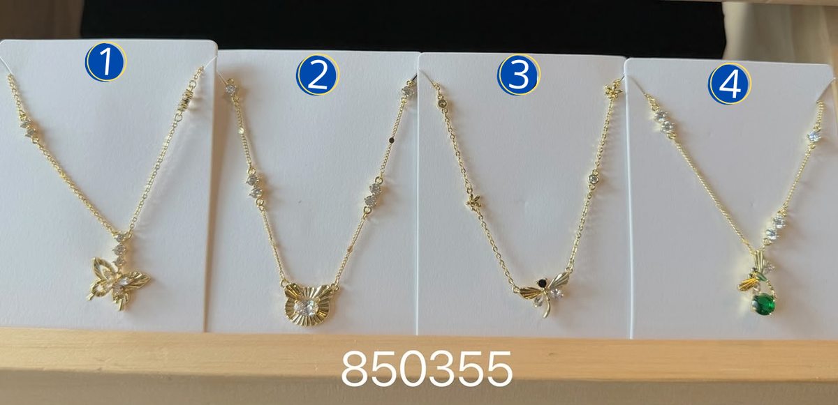 [10/OCT/26] Collares Dorados y Plateados con dije M21 Oro Laminado