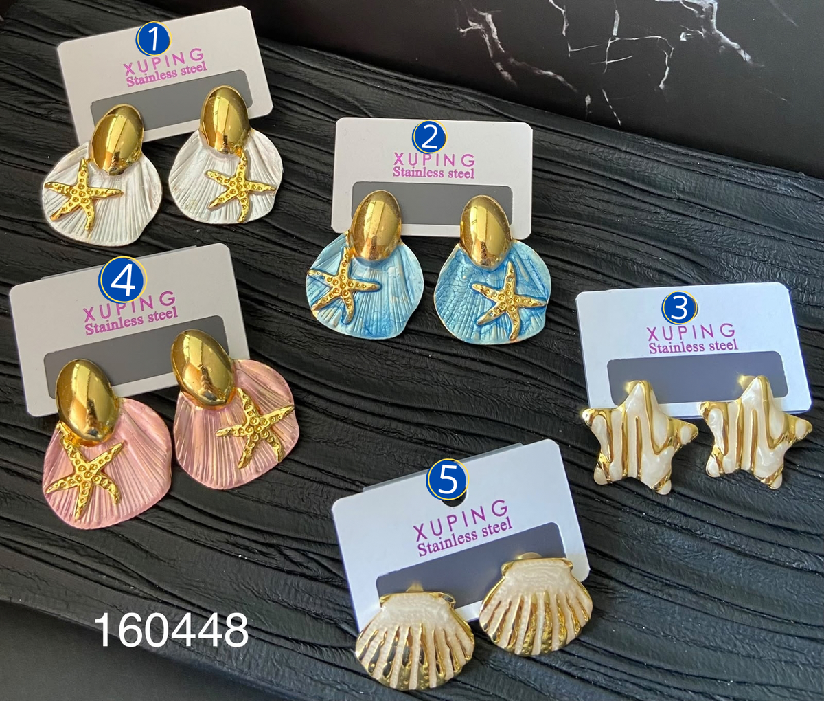 [03/OCTUBRE/26] Aretes Dorados Diferentes Diseños M24 Acero Inoxidable