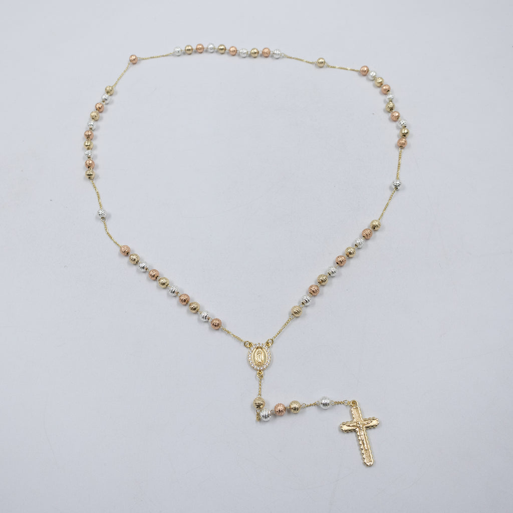 Collar Dorado Religioso M2 Oro Laminado