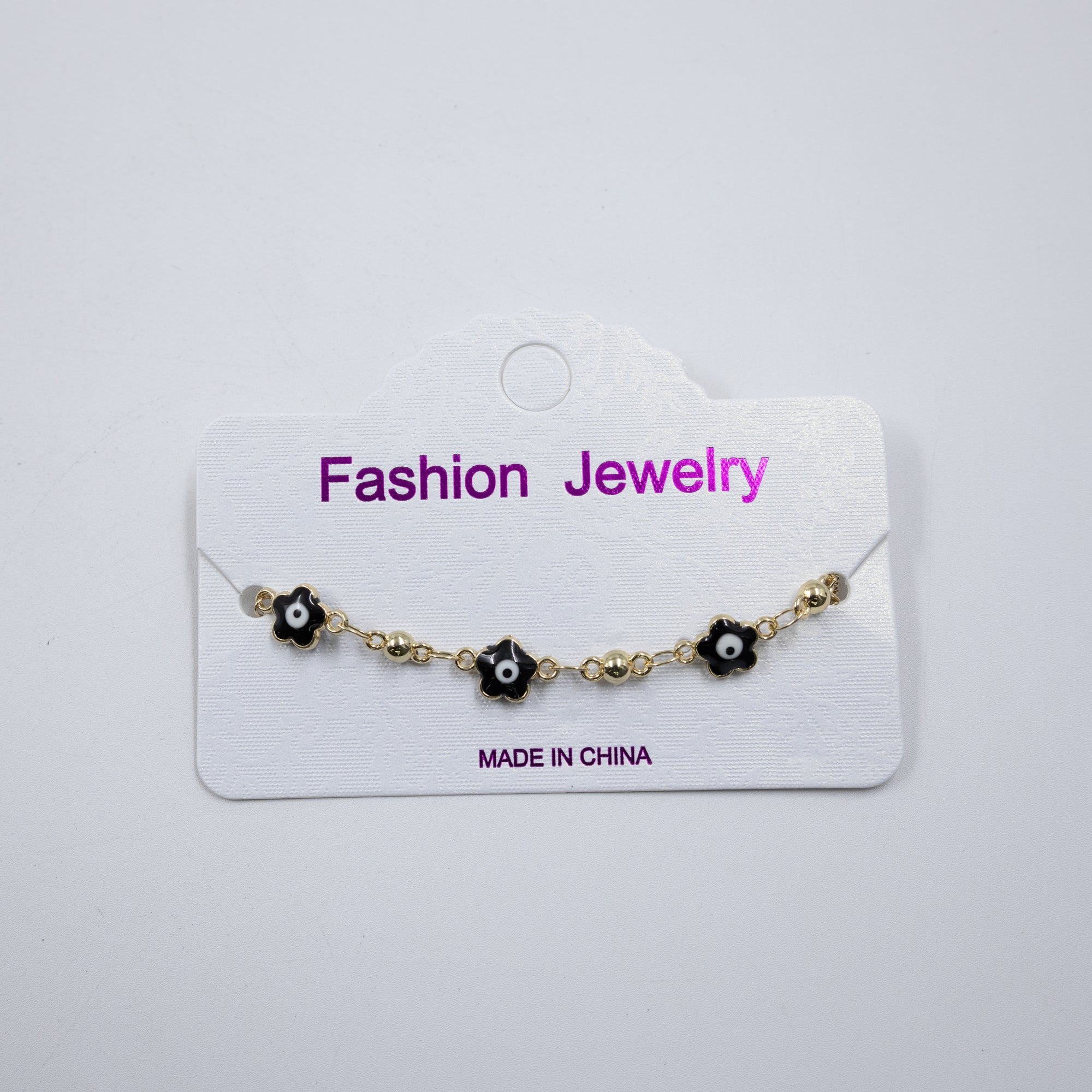 Pulsera Dorada de Ojo Turco M5 Oro Laminado