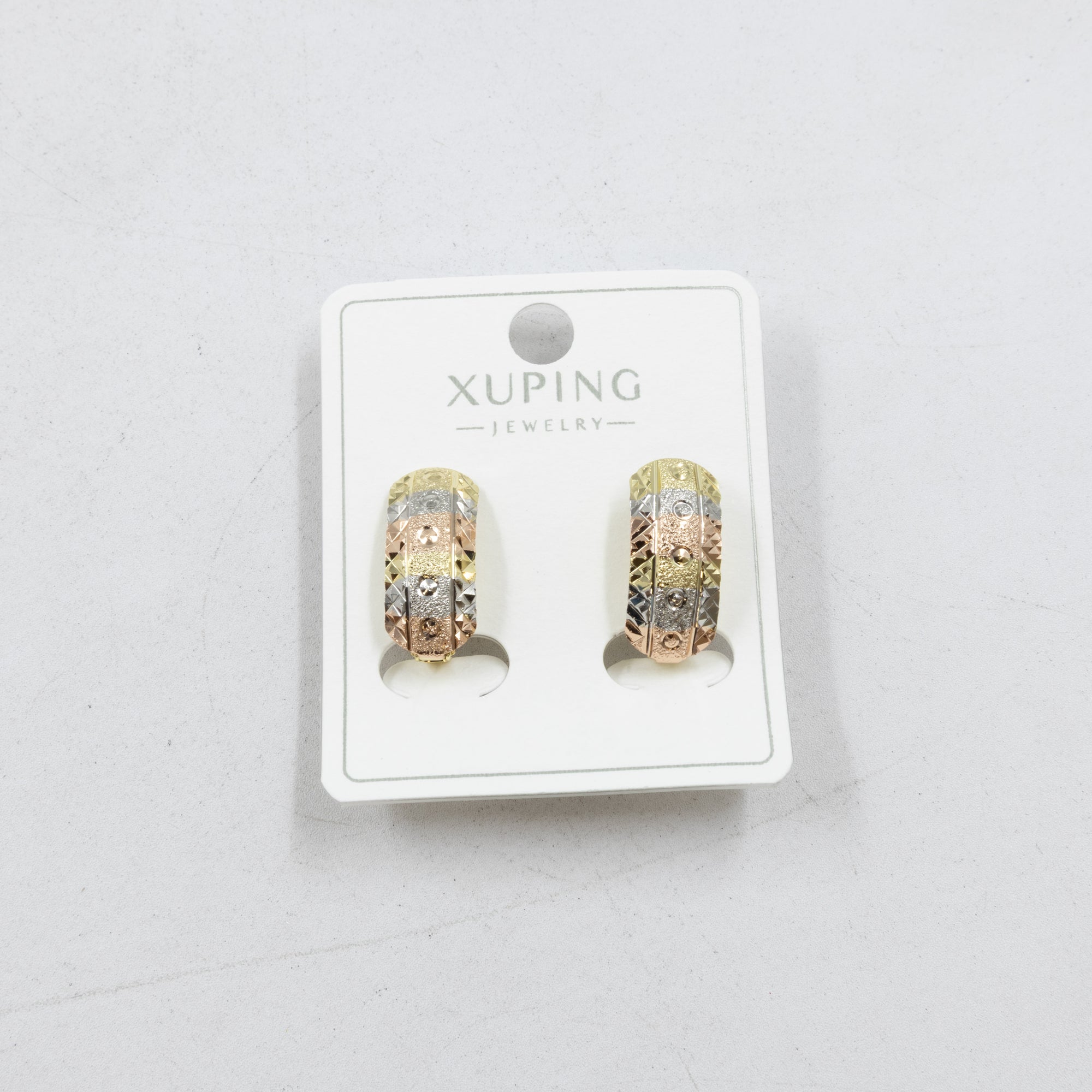Aretes Oro Florentino Xuping M2 Oro Laminado