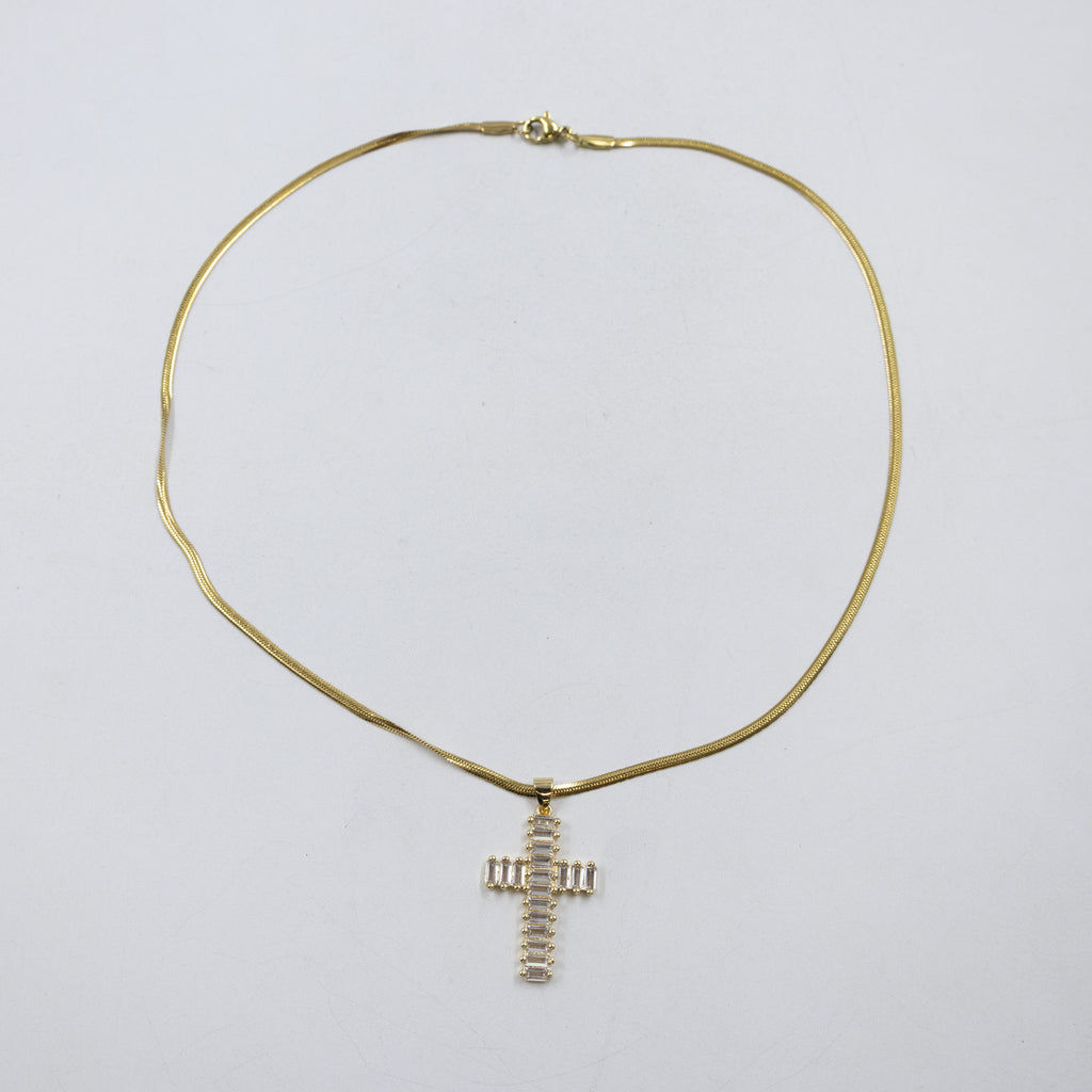 Collar Dorado Religioso M1 Oro Laminado