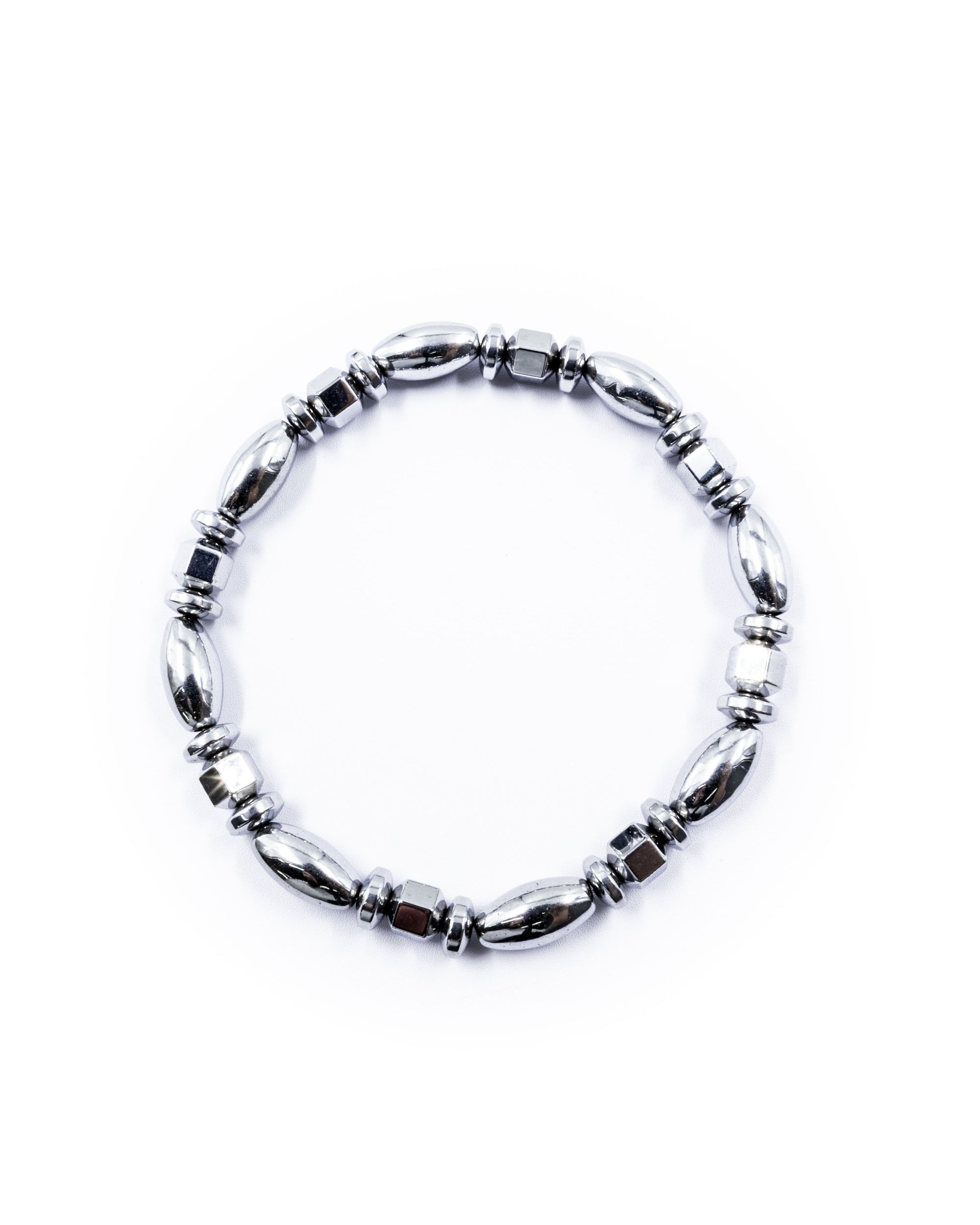 Pulseras brillantes con cuentas - M2 Oro Laminado