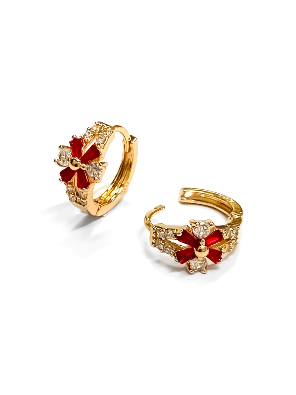 ARETES HUGGIES M9 - ORO LAMINADO