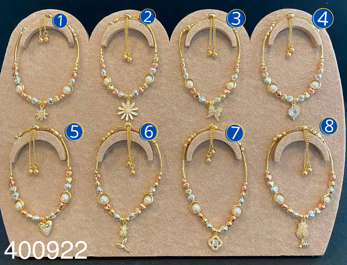 [12/SEPTIEMBRE/26] Pulseras Dorada M3 Oro Laminado