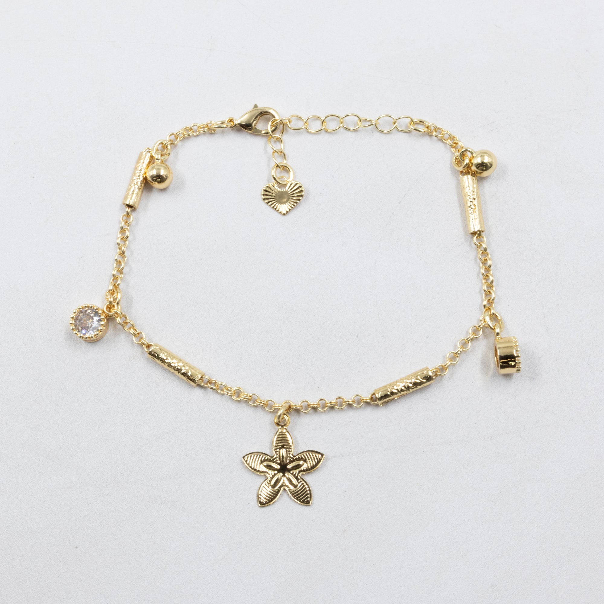 Pulseras Doradas con Dije M1 Oro Laminado
