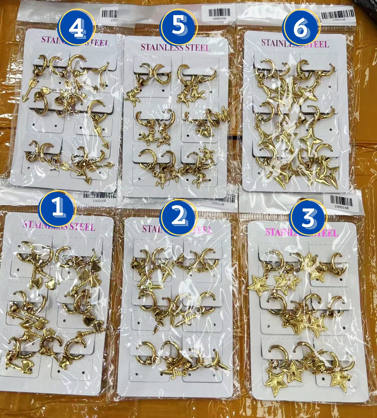 Arete Paquete 6 Par M2 Acero Inoxidable