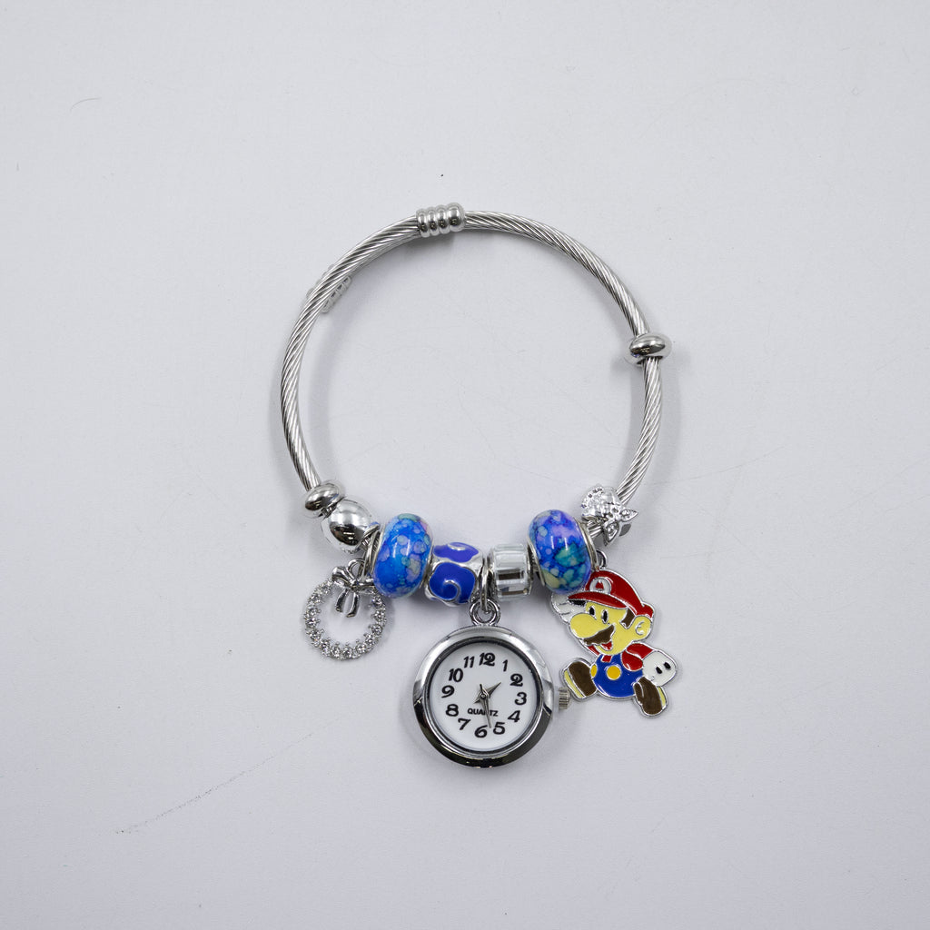 Pulsera tipo Pandora Plateadas M19 Oro Laminado